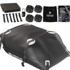 Boacay Premium Car Rooftop Cargo Carrier Bag 15 Cubic Ft Waterproof